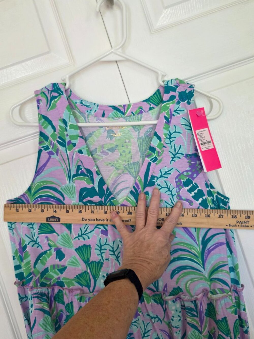 Lilly Pulitzer Sleeveless Tropical Print Dress - Picture 5 of 5